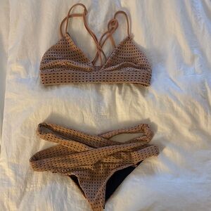 Acacia Swimwear Tan Bikini Set